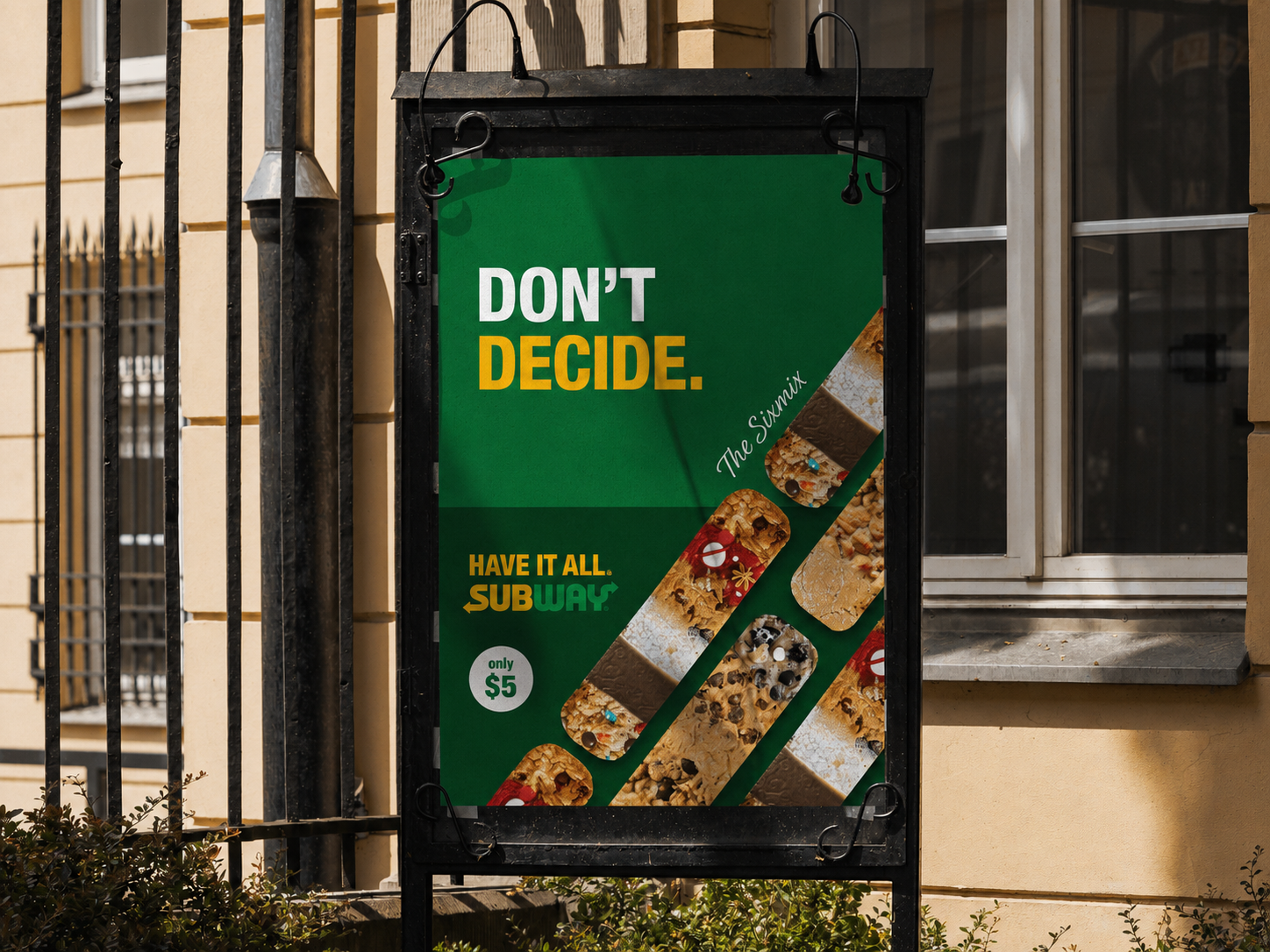Don’t Decide Subway SixMix poster